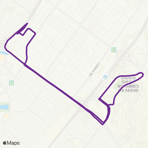 RTA Equiti MS - Dubai Hills map