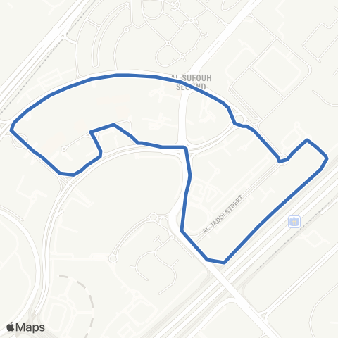 RTA Dubai Internet City MS - Dubai Knowledge Village map