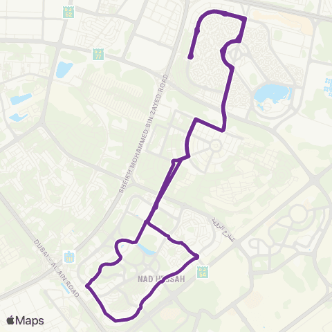RTA International City - Silicon Oasis map