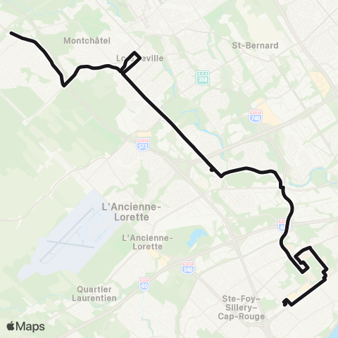 RTC - Val-Bélair map