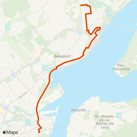 RTC Colline Parlementaire - Courville map