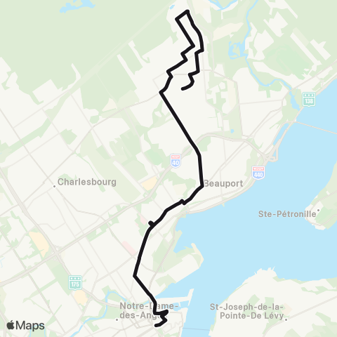 RTC - Sainte-Thérèse-de-Lisieux map