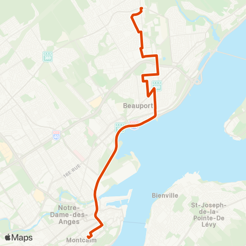 RTC Colline Parlementaire - Ste-Thérèse-de-Lisieux map