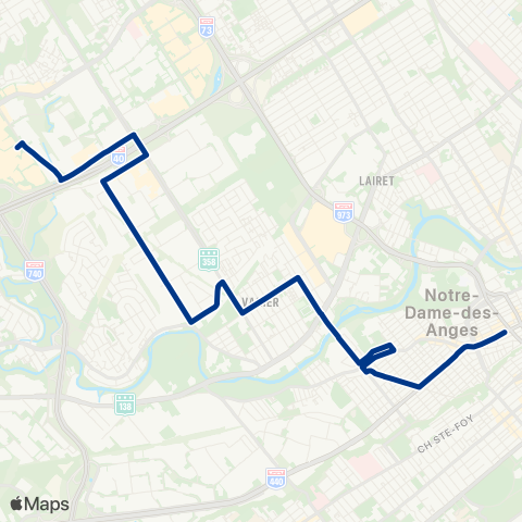RTC Place Jacques-Cartier - Lebourgneuf map
