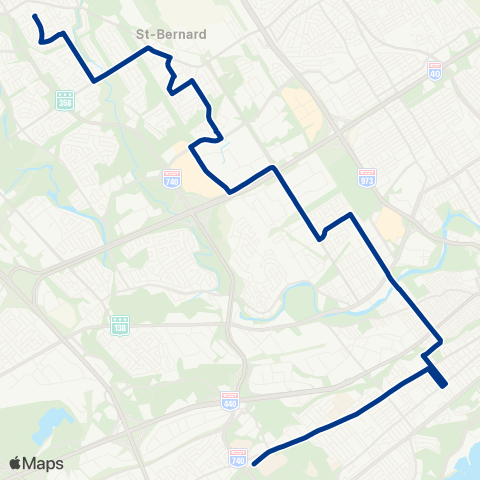 RTC Station Belvédère / Ste-Foy Ctre - Neufchâtel map