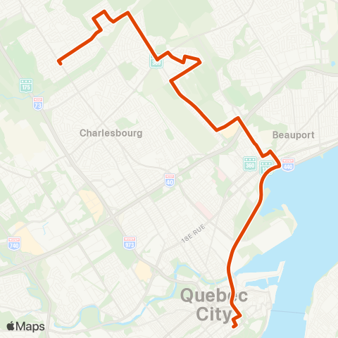 RTC Colline Parlementaire - Orsainville map