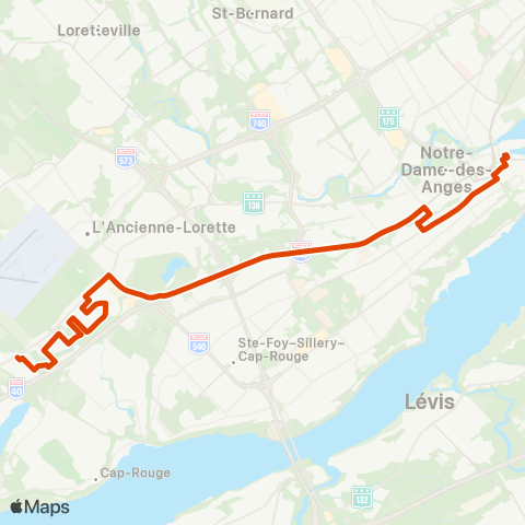 RTC Terminus Gare-du-Palais - Champigny map