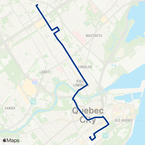 RTC Colline Parlementaire - 51e Rue Est map