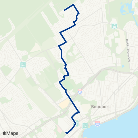 RTC Terminus Beauport - Ste-Thérèse-de-Lisieux map