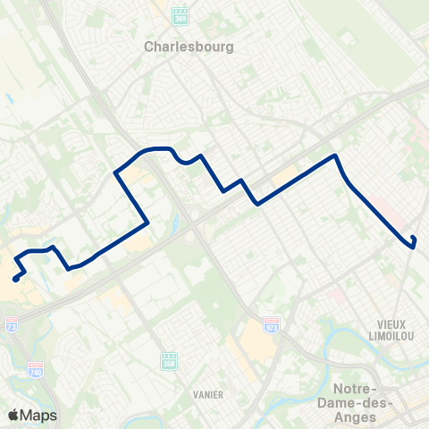 RTC Maizerets - Lebourgneuf map