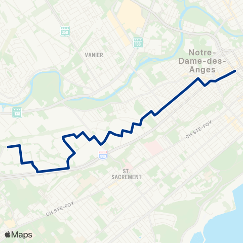 RTC Parcs Jean-Talon N. et Duberger - Pl. Jacques-Cartier map
