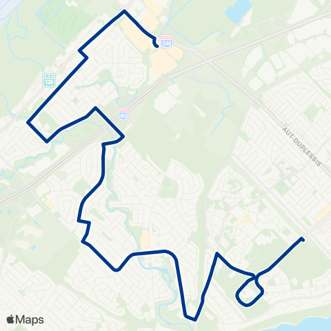 RTC Terminus Pie-XII - Champigny map