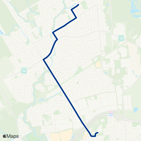 RTC Lignes scolaires École Secondaire de la Seigneurie - des Sablonnières / Berrouard map