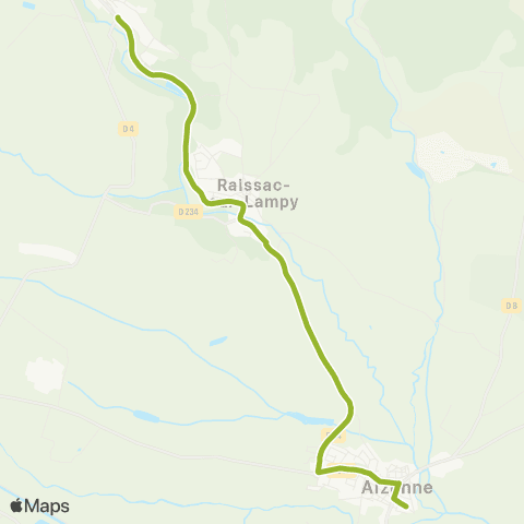 RTCA St Martin le Vieil - École Alzonne map