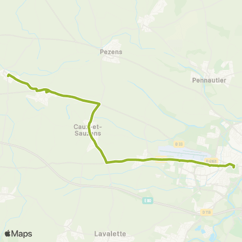 RTCA St Eulalie - Collège Alain map