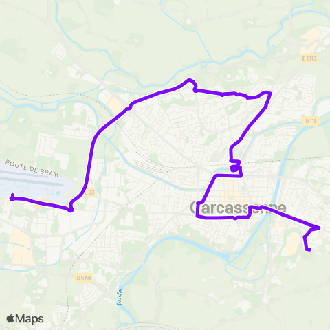 RTCA Aéroport - Gare map