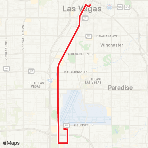 RTC The Deuce / Strip map
