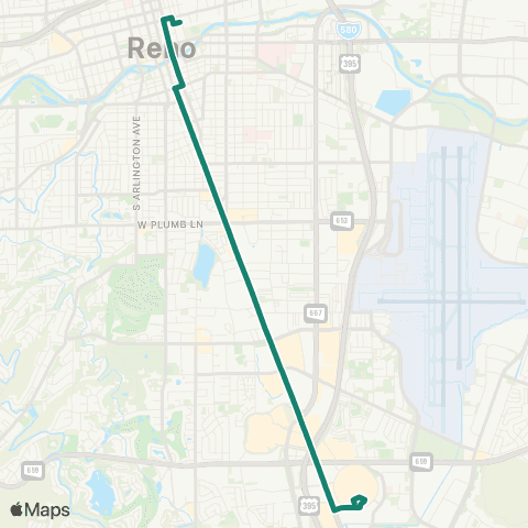 RTC Ride South Virginia map