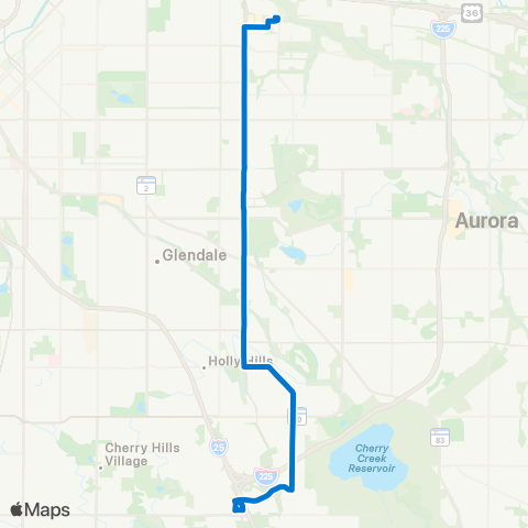 RTD Quebec Street map