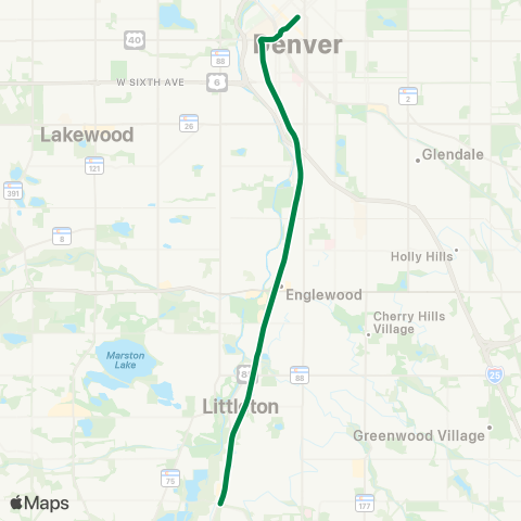 RTD 18th / Calif - Littleton / Mineral map