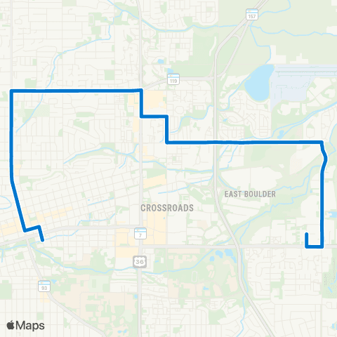 RTD Iris / Valmont map