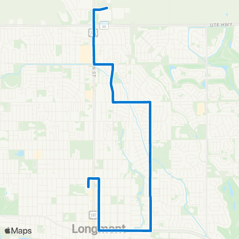 RTD Eastside Crosstown map