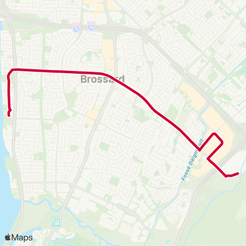 RTL Station Brossard / de Rome / St-Laurent map
