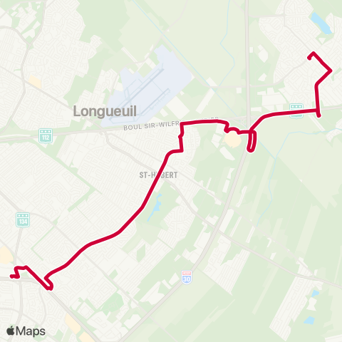 RTL Milan / Gaétan-Boucher / Ctre-Ville St-B map