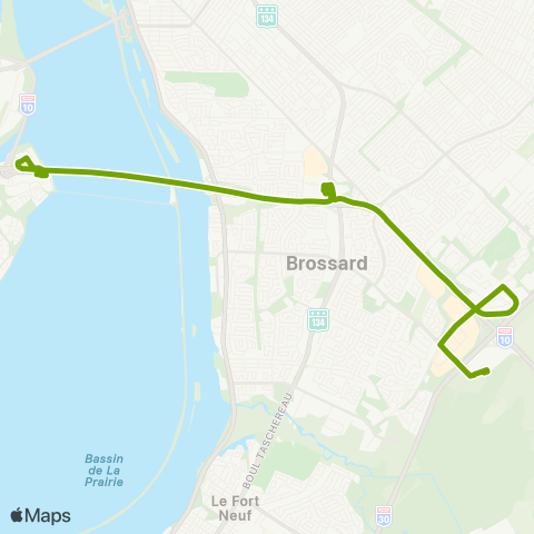 RTL Brossard / du Quartier / Panama / Île-des-Soeurs map