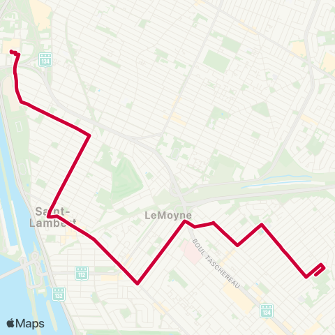 RTL Desaulniers / Victoria / Windsor map