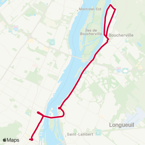 RTL Marie-Victorin / du Fort St-Louis / TCV map