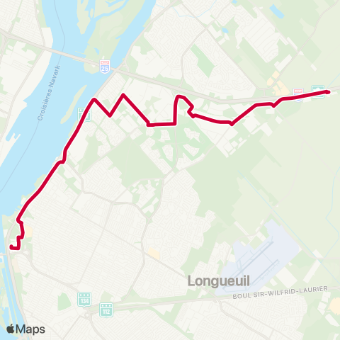 RTL Parcs Industriels Vieux-Longueuil / Boucherville map