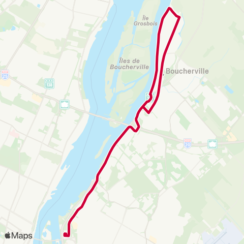 RTL Du Fort-St-Louis / Marie-Victorin map