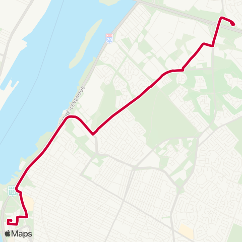 RTL Fernand-Lafontaine / Stationnement de Mortagne map