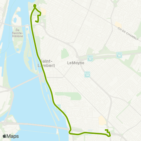 RTL Panama / Terminus Longueuil map