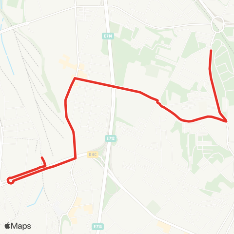 RTM Métro Bougainville - Bertrandon map