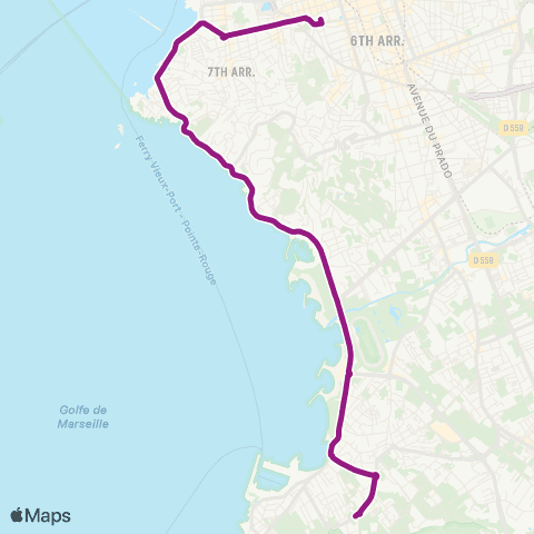 RTM - Réseau scolaire Pl. de la Corderie - Lycée Marseilleveyre map