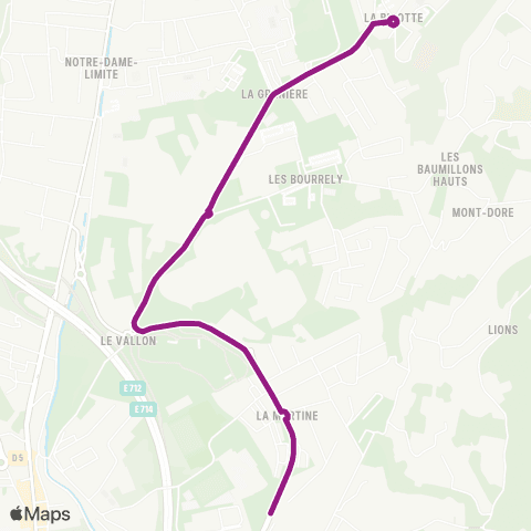 RTM - Réseau scolaire La Solidarité - Collège Vallon des Pins map