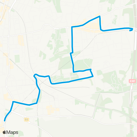 RTM Métro la Timone - Métro la Fourragère map