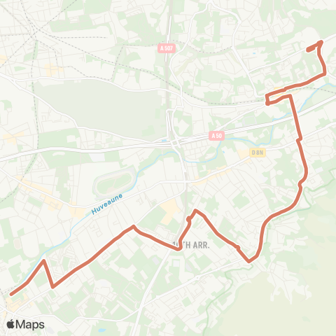 RTM Ste-Marguerite Dromel - les Caillols C. Urbain map