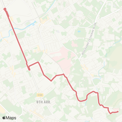 RTM Métro Rond Point du Prado - Hôp. Clairval map