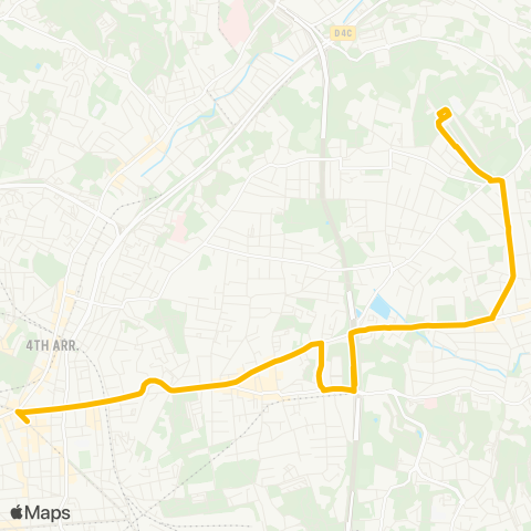 RTM Foch 5 Avenues - Bois Lemaître map