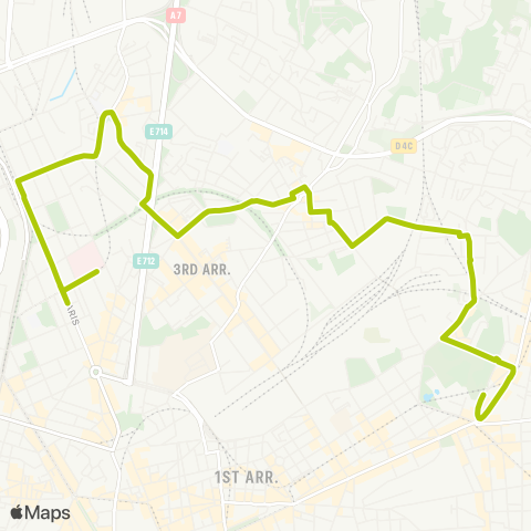 RTM Métro Désirée Clary - Métro 5 Avenues map