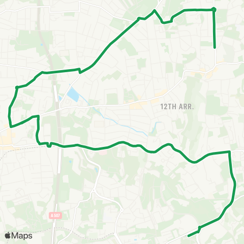 RTM Les Caillols Centre Urbain - St Julien map