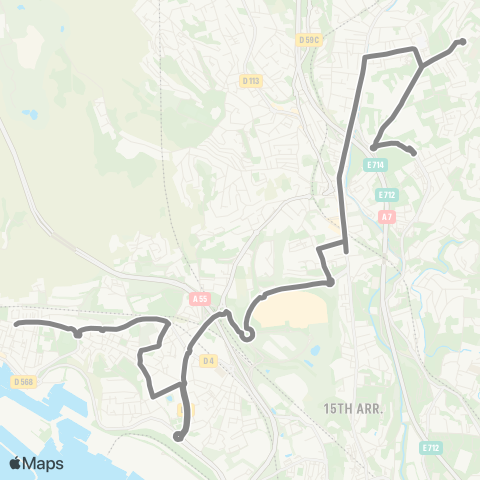RTM Hôpital Nord - l'Estaque map