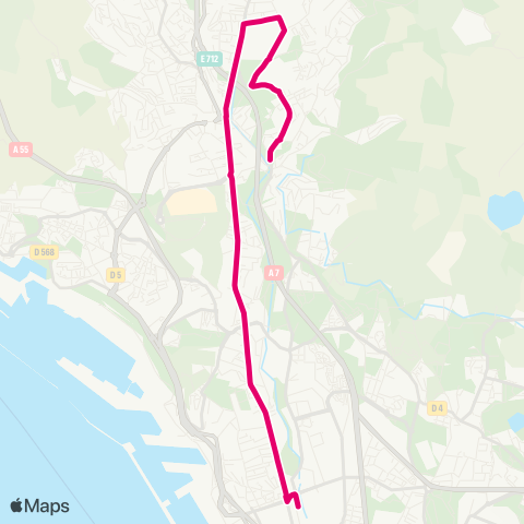 RTM Gèze - Vallon des Tuves map