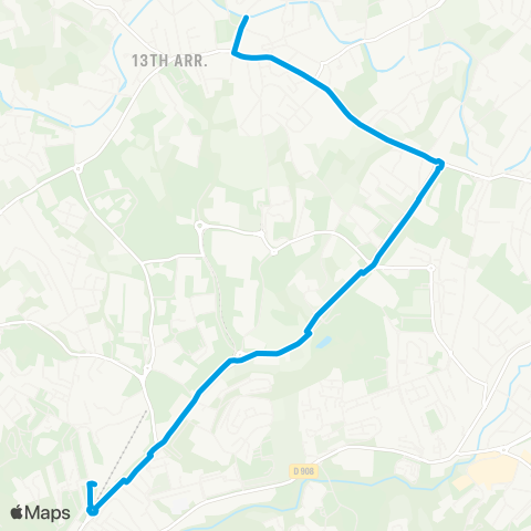 RTM Métro la Rose - Château Gombert map