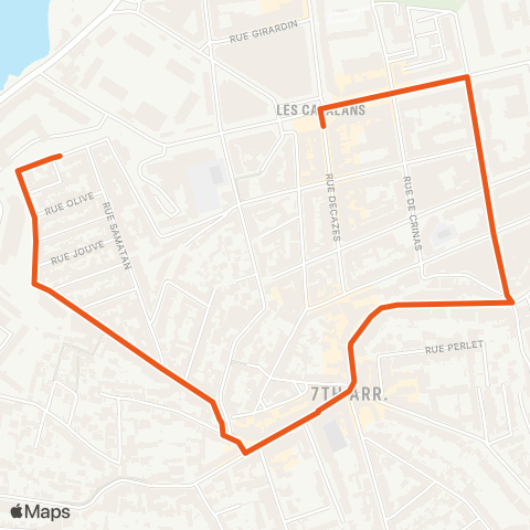 RTM Place du 4 septembre - Samatan map