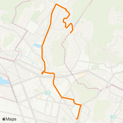 RTP La Brecha - Metro Indios Verdes map