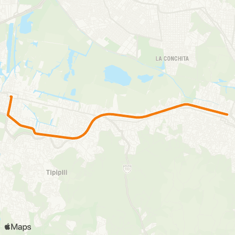 RTP Tulyehualco - Xochimilco / Palmas map